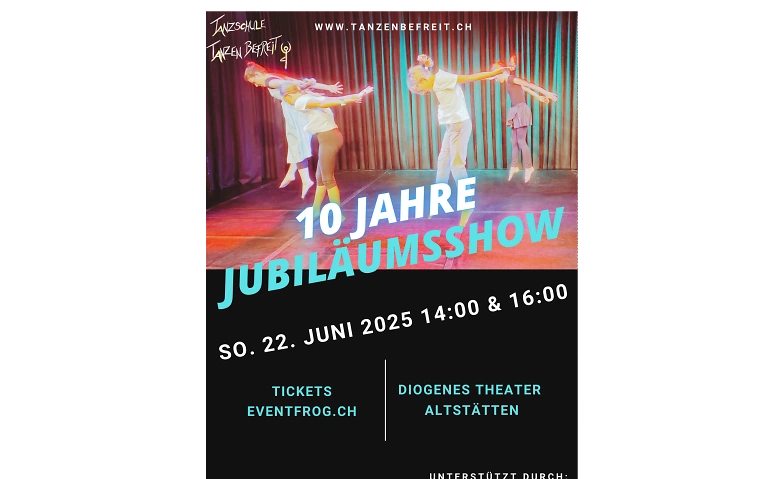 10 Jahre Jubil&auml;um Billets