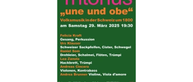 Event-Image for '«une und obe» Tritonus. Volksmusik in der Schweiz um 1800'