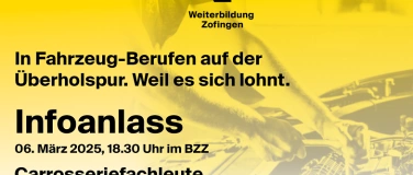 Event-Image for 'Infoanlass Carosseriefachleute Fachrichtung: Fahrzeugbau'