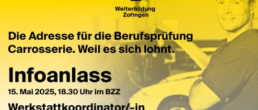 Event-Image for 'Infoanlass Werkstattkoordinator/-in im Carrosseriegewerbe'