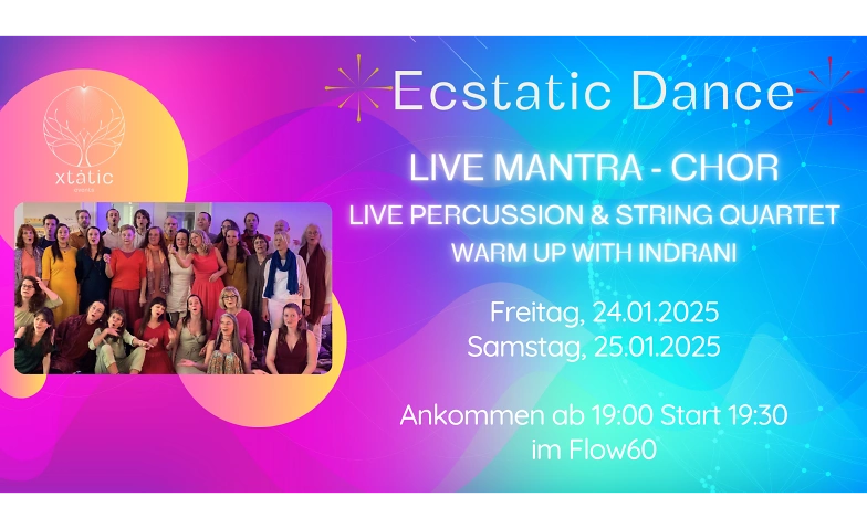 Ecstatic Dance Live: Mantra Chor-Percussion-String Quartet ${singleEventLocation} Tickets