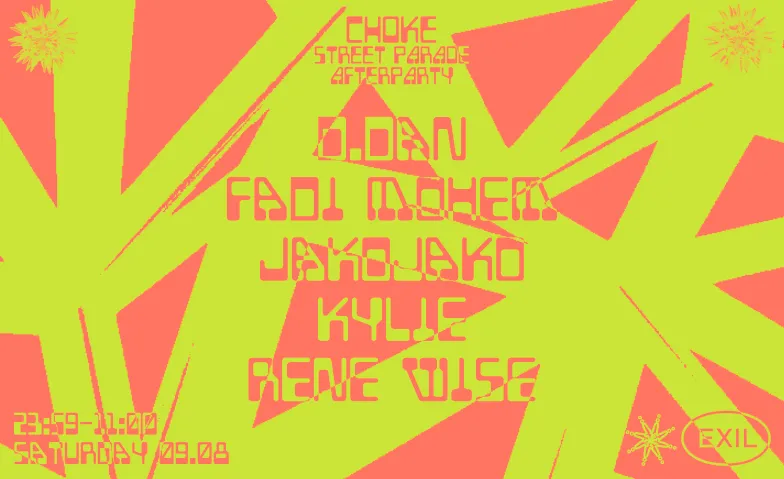 Event-Image for 'Choke - Street Parade Afterparty'