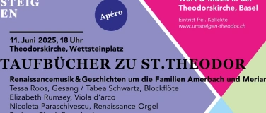 Event-Image for 'UMSTEIGEN - TAUFBÜCHER ZU ST. THEODOR (1490-1737)'