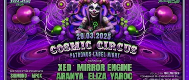 Event-Image for 'COSMIC CIRCUS PATRONUS REC. LABEL NIGHT'