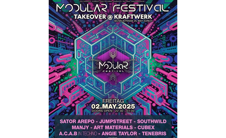 Event-Image for 'MODULAR FESTIVAL takeover @ KRAFTWERK'