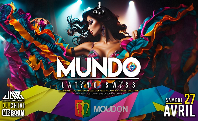 Event-Image for 'Mundo Latino Swiss - MOUDON - J CLUB'