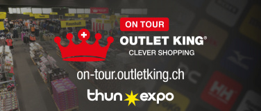 Event-Image for 'Outlet King on Tour – Thun Expo – Bis zu -88% Rabatt'