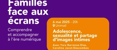 Event-Image for 'Adolescence, sexualité et partage d'images intimes'