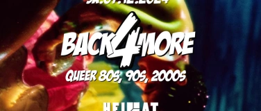 Event-Image for 'Back4More: Queer 80s & 90s at HEIMAT (Dezember)'