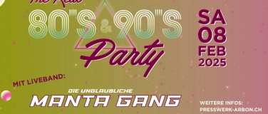 Event-Image for 'The Real 80's & 90's Party mit LIVEBAND!'