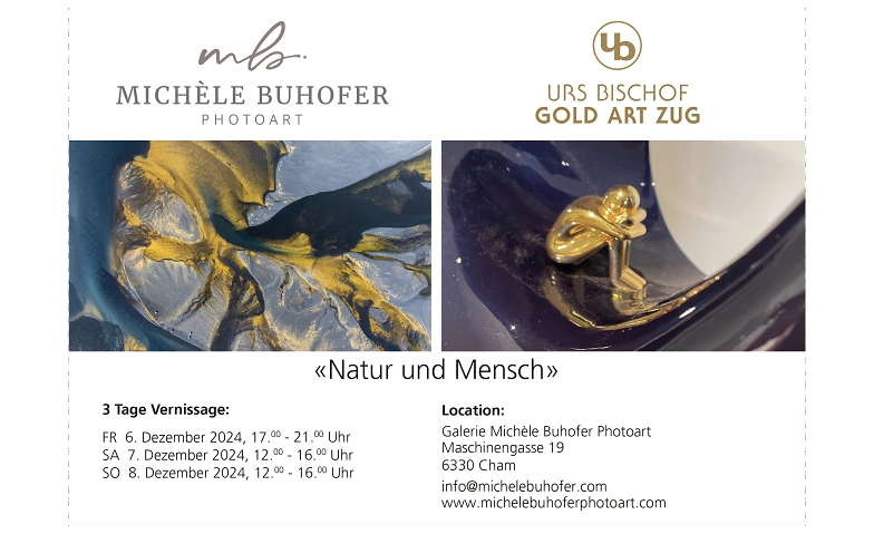 Event-Image for '"Mensch und Natur" - Urs Bischof  Goldart & Michèle Buhofer'