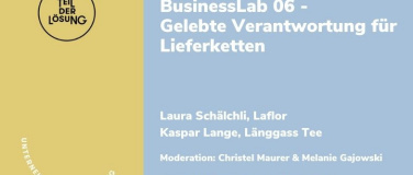 Event-Image for 'BusinessLab 06 - Gelebte Verantwortung für Lieferketten'