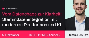 Event-Image for 'Vom Datenchaos zur Klarheit: Stammdatenintegration mit moder'