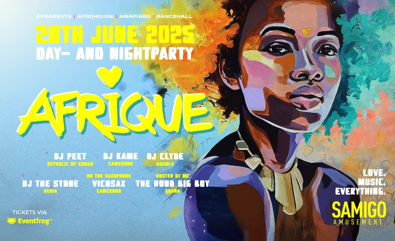 AFRIQUE @ THE LAKE Samigo Amusement, Mythenquai 59, 8002 Zürich Billets