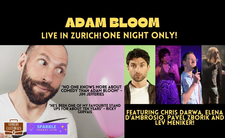 Adam Bloom in ZÜRICH URBANVIOR, Löwenstrasse 2, 8001 Zürich Tickets