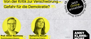 Event-Image for 'Von der Kritik zur Verschwörung – Gefahr für die Demokratie?'