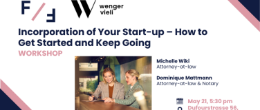 Event-Image for 'Incorporating Your Start-up – How to Start and Keep Going'