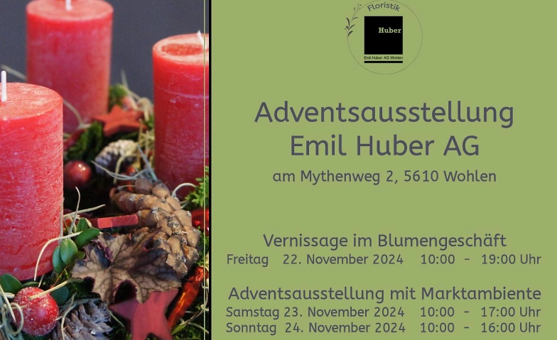 Adventsausstellung Emil Huber AG ${singleEventLocation} Tickets