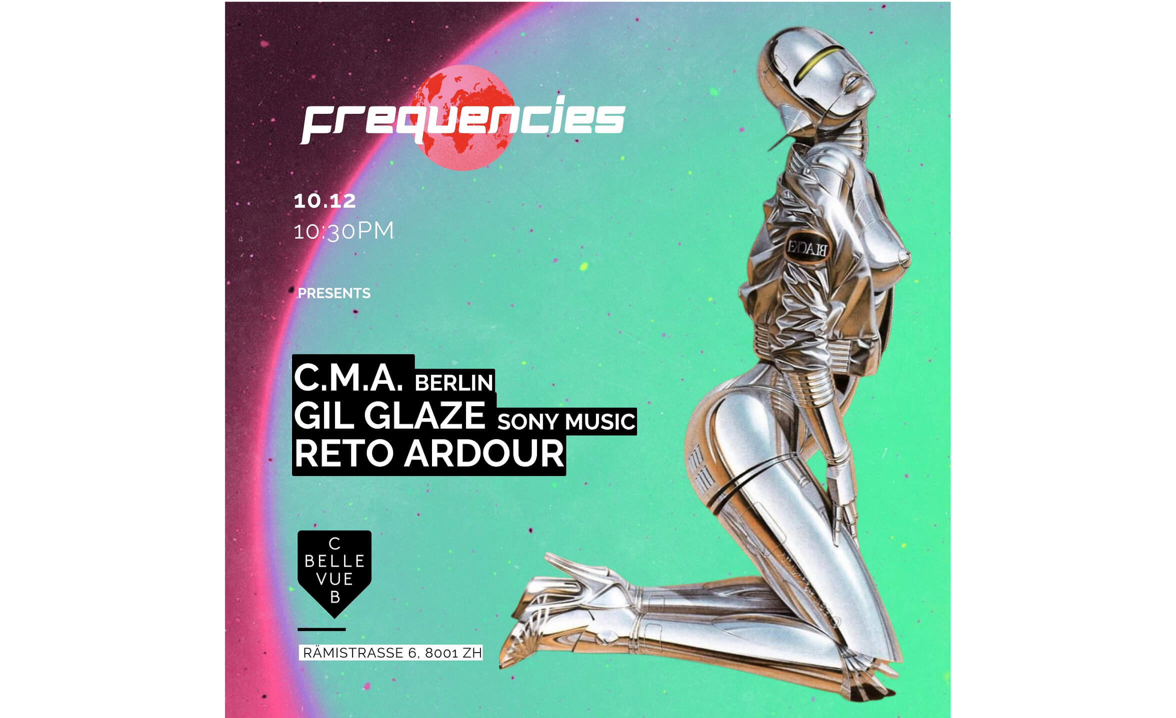 Event-Image for 'Berlin Frequencies X 10.12 Club Bellevue X @frequenciesparty'