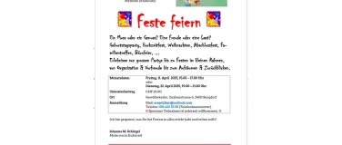 Event-Image for 'Erzählcafé zum Thema "Feste feiern"'