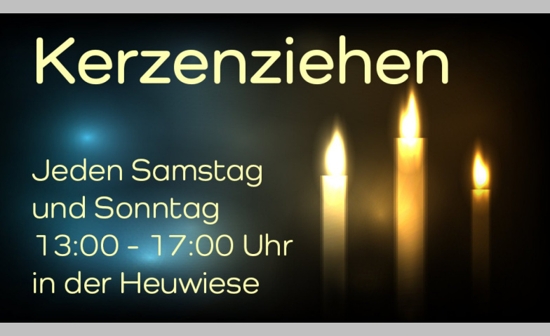 Event-Image for 'Kerzenziehen in der Heuwiese'