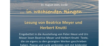 Event-Image for 'In wachsenden Ringen - eine literarische Kunstführung'