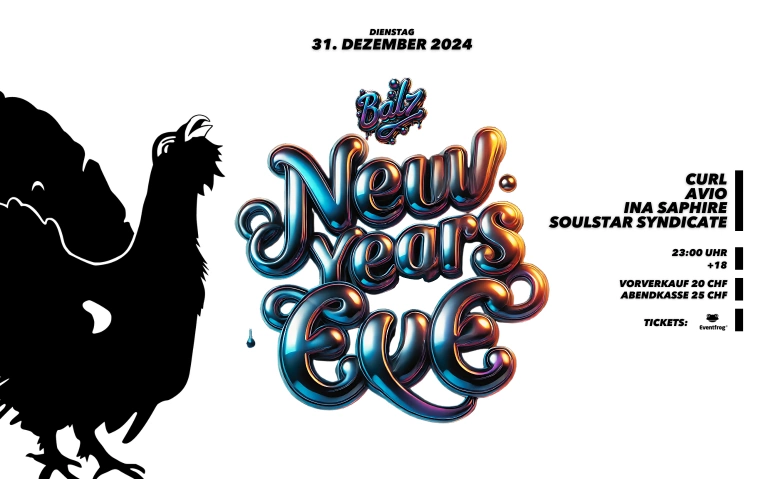 BALZ: New Year's Eve 2025! Balz, Steinenbachgässlein 34, 4051 Basel Tickets