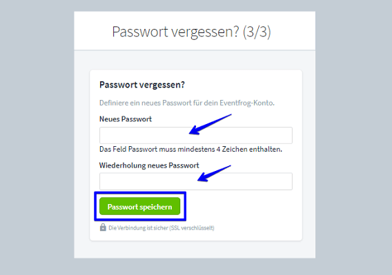 Passwort vergessen V