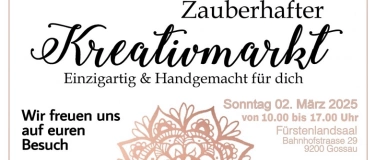 Event-Image for '8. Zauberhafter Kreativmarkt'