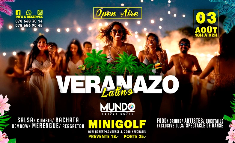 Event-Image for 'VERANAZO OPEN AIRE - Mundo Latino Swiss'