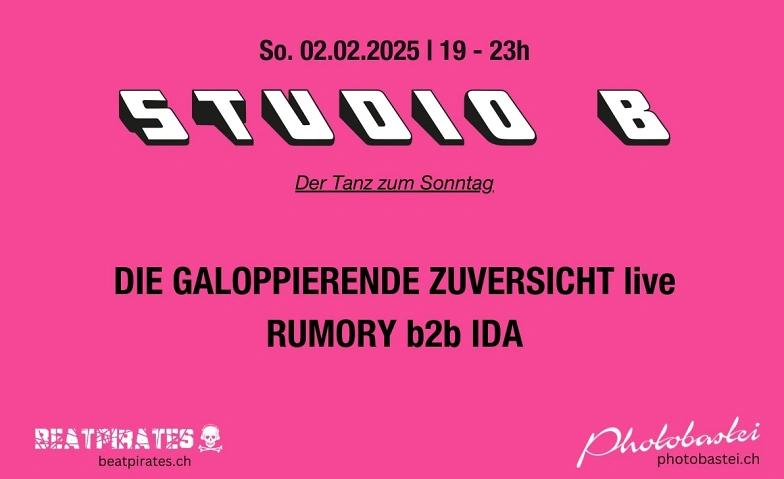 Event-Image for 'Studio B - der Tanz zum Sonntag'