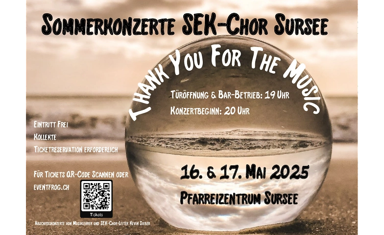 Sommerkonzerte SEK-Chor Tickets