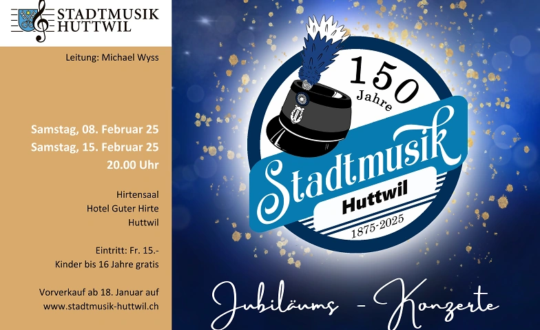 Event-Image for 'Stadtmusik Huttwil - Jubiläumskonzerte 2025'