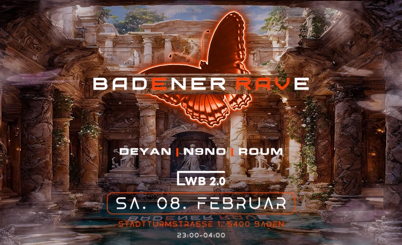 Badener Rave @LWB LWB Baden, Stadtturmstrasse 1, 5400 Baden Tickets