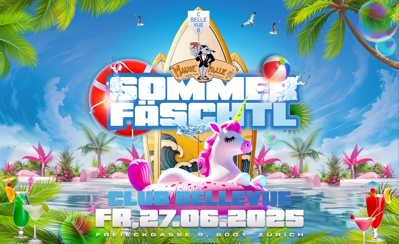 MAUSEFALLE  - SOMMERFÄSCHTL Club Bellevue, Freieckgasse 9, 8001 Zurich Billets