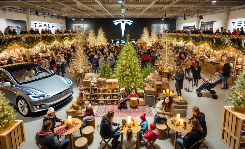 Event-Image for 'Winter Holiday Market au Tesla Store de Lausanne Le Flon'