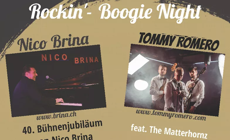 Tommy Romero & Nico Brina Kultur & Eventsaal Rössli, Dorfstrasse 15, 3661 Uetendorf Tickets