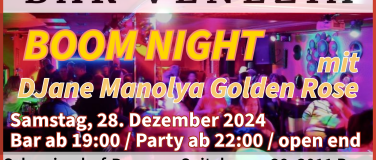 Event-Image for 'Boom Night – DJane Manolya Golden Rose'