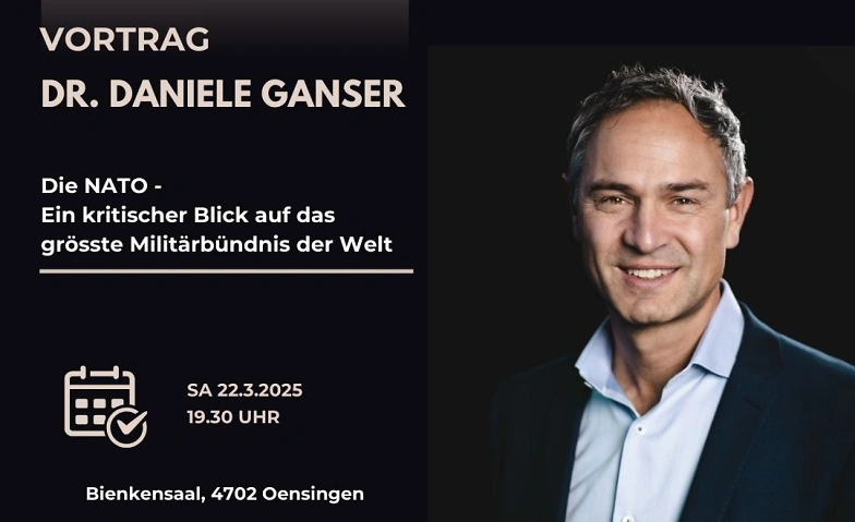 Event-Image for 'Dr. Daniele Ganser - Die Nato, eine kritische Betrachtung'