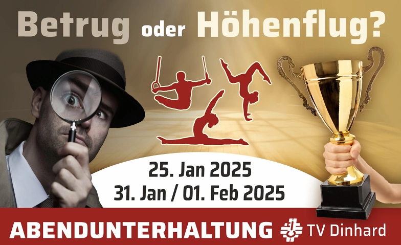 Event-Image for 'Abendunterhaltung Turnverein Dinhard: Betrug oder Höhenflug?'