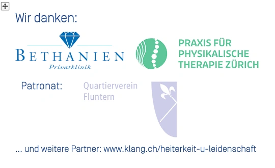 Sponsoring-Logo von «HEITERKEIT & LEIDENSCHAFT» - Grosse Kirche Fluntern Event