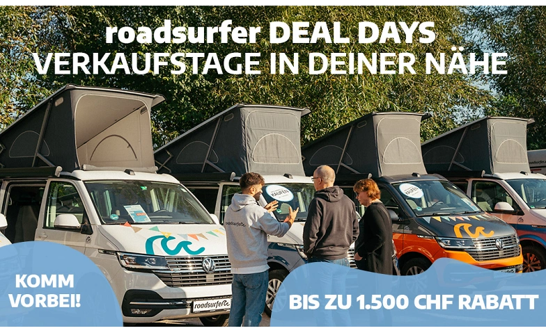 Event-Image for 'Camper Verkaufstage - roadsurfer DEAL DAYS'