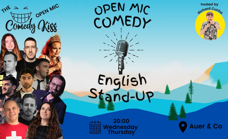 Wednesday Comedy Kiss Open Mic, Zurich ${singleEventLocation} Tickets